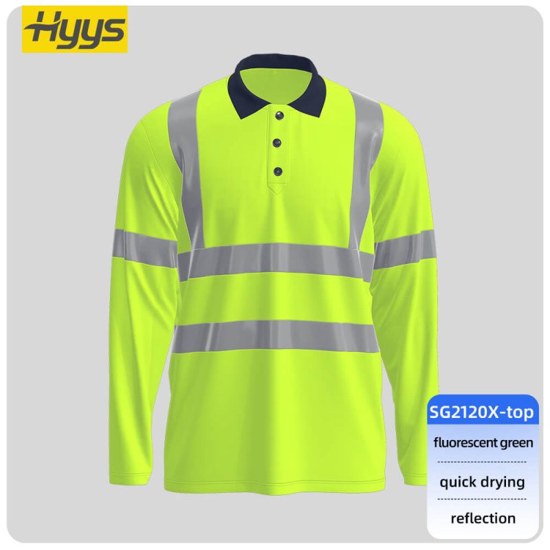 sg2120x-green-long-sleeved-high-visibility-polo-shirt