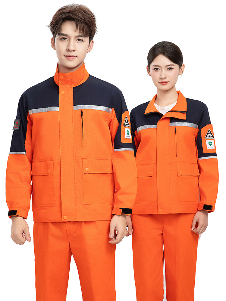 Summer anti-static safety suit orange suit