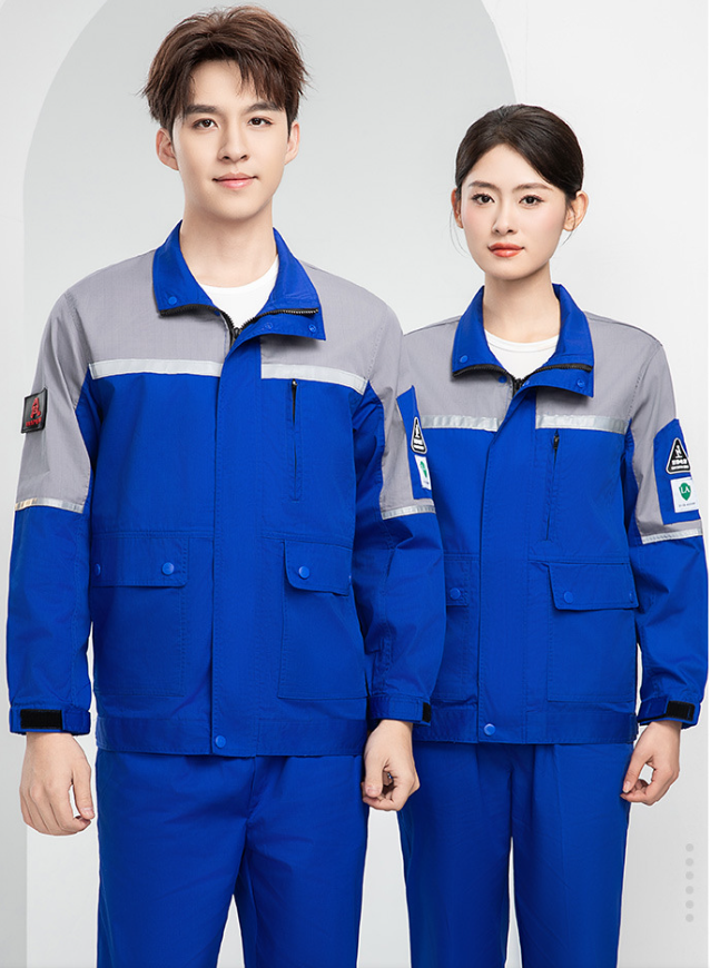 Summer anti-static safety suit royal blue suit