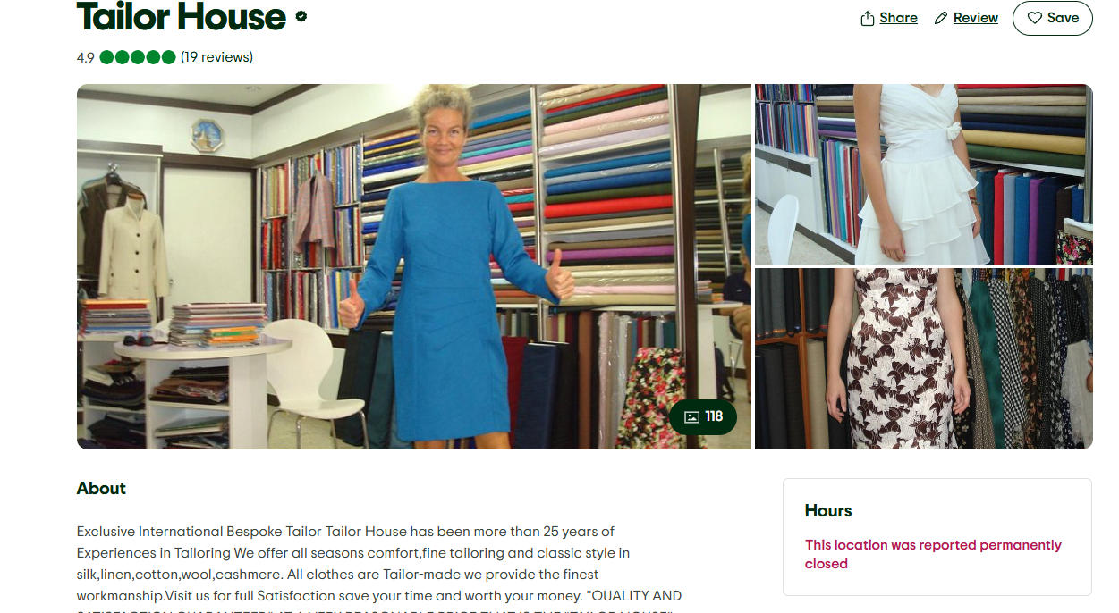 Traditional & Custom Tailoring Houses