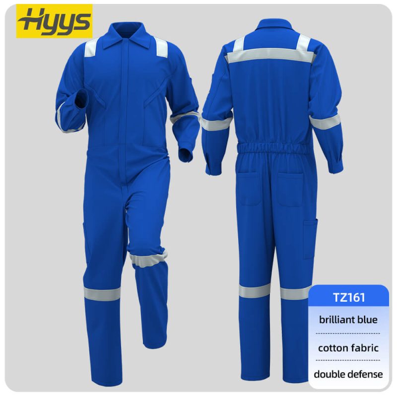 Cotton anti-static flame-retardant coveralls - Image 2
