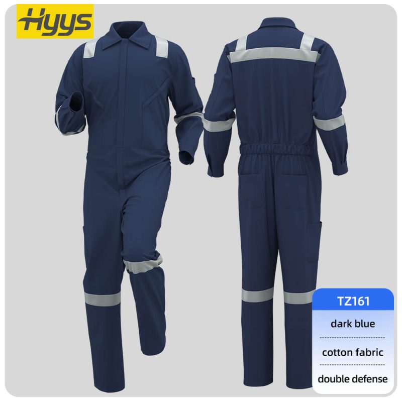 Cotton anti-static flame-retardant coveralls - Image 4