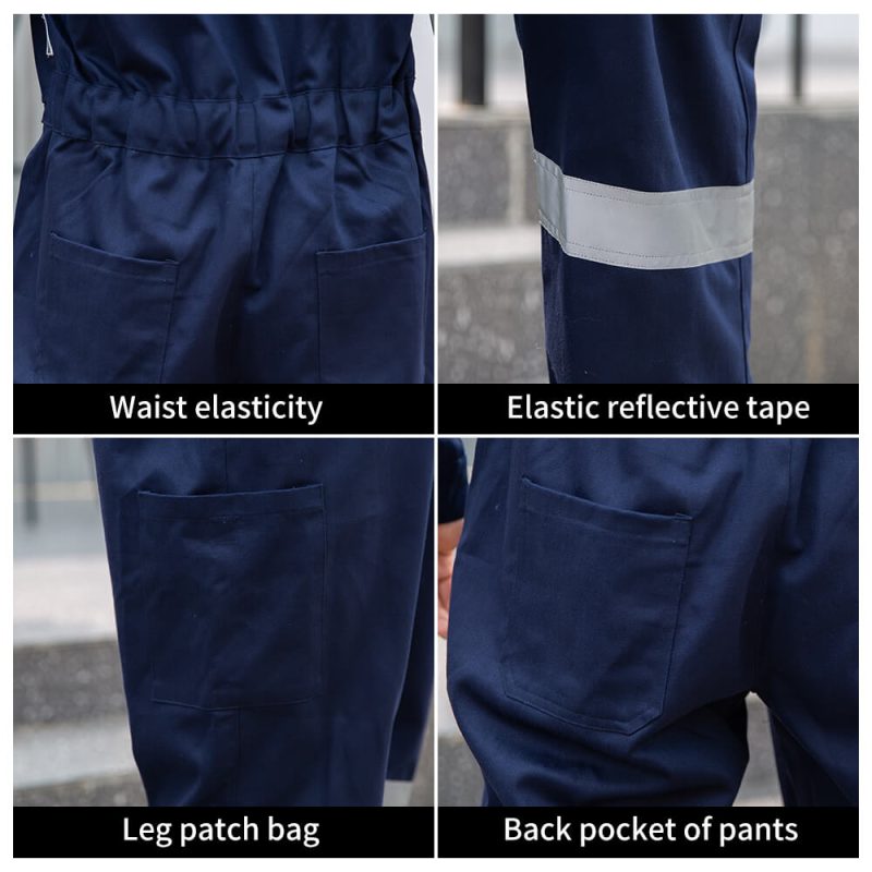 Cotton anti-static flame-retardant coveralls - Image 6
