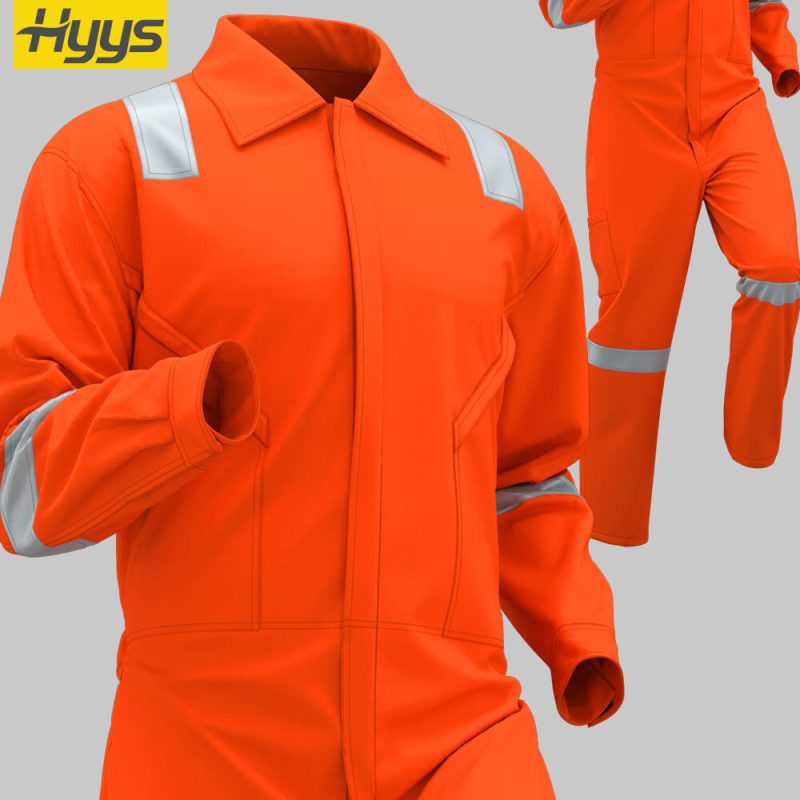 Cotton anti-static flame-retardant coveralls - Image 8