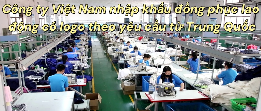 Vietnamese companies import work uniforms from China