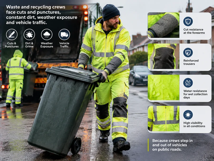 Waste and Recycling Crew Workwear Guide