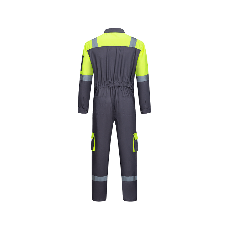 Polyester-cotton High-visibility Coveralls - Image 2
