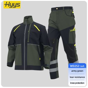 wd252 military green uniform suit