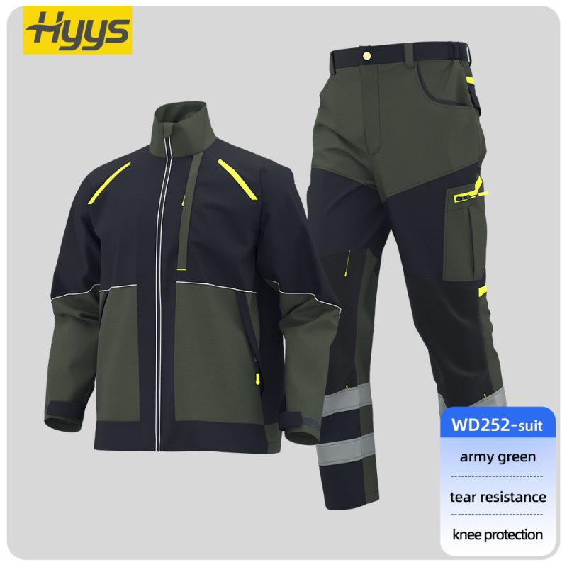 wd252 military green uniform suit