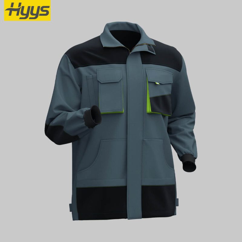 wf288-work-jacket-green-gray-front