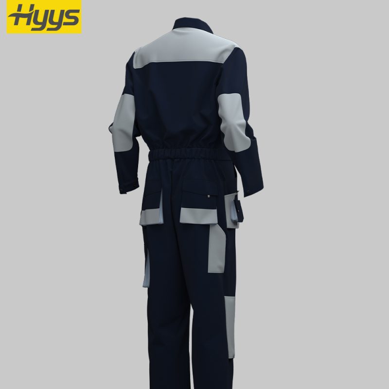 Multi-pocket Oxford Canvas Reinforced Coveralls - Image 5
