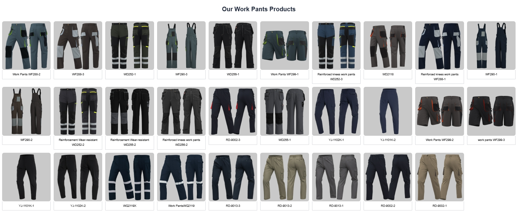 Work pants